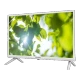 Axen AX24LED09-B HD Ready HD TV, beyaz çerçeveli LED televizyonun ön görünümü