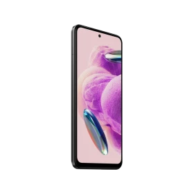 Xiaomi Redmi Note 12S siyah akıllı telefon, ince çerçeveli ekran ve delikli ön kamera tasarımı