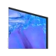 Samsung 50DU8500 Ultra HD 4K LED televizyon, genel renkli ince çerçeveli ekran görünümü, canlı mavi içerik
