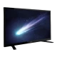 Sunny Bergama LED HD Ready 32 inç televizyon, siyah çerçevesi ve yıldızlı uzay ekranıyla önden görünüm