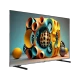 Vestel 50U9730 Ultra HD 4K LED televizyon, renkli soyut içerik gösteren ince ekran tasarımı