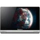 Lenovo Yoga 8 gümüş tablet ekranında dünya temalı arayüz, uygun fiyatlı tablet tasarımı