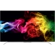 Grundig 65 VLO 9700 Ultra HD 4K OLED televizyon, siyah çerçeveli ekranda renkli duman deseni