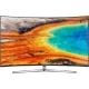 Samsung 65MU9500 Ultra HD 4K LED televizyon ekranında renkli manzara, genel siyah tasarım