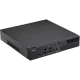 Asus Minipc PB50-BR072MD siyah masaüstü bilgisayar, ön panelinde USB ve bağlantı portlarıyla