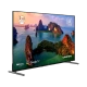 Grundig 50 GKU 750 Ultra HD 4K LED TV, canlı manzara görüntüsü ve siyah çerçevesiyle önden görünür