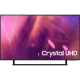 Samsung 65AU9072 Ultra HD 4K LED televizyon ekranında Crystal UHD yazısı görünen vitrin görüntüsü
