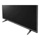 LG 55UH615V Ultra HD 4K LED televizyon, genel siyah ekrana sahip, ince çerçeveli şık tasarım