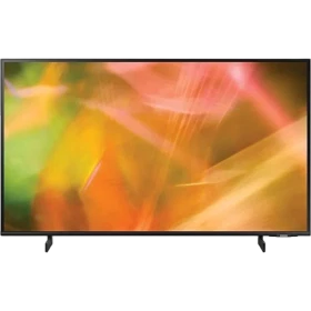 Samsung HG55AU800EE Ultra HD 4K LED televizyon, genel renkli kavisli ekranlı vitrin görünümü