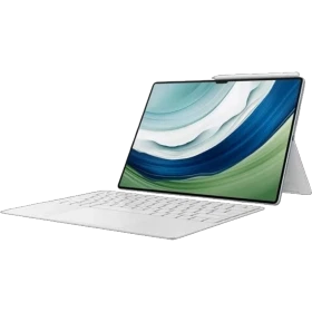 Huawei MatePad Pro 13.2 256 GB beyaz tablet; klavye ile birlikte, önden ekran görünümü net.