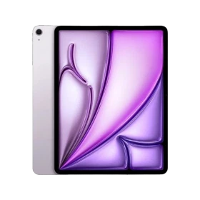 Apple iPad Air M4 Wi‑Fi + Cellular mor, 1024 GB, 5G 13 inç; tablet ön yüzü mor ekranla görünüyor