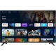 Axen AX50LEDH6886 Ultra HD 4K LED televizyon, siyah çerçeveli ekranda akıllı TV menüsüyle.