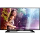 Philips 40PFH4009 Full HD FHD LED televizyon, siyah çerçeveli vitrinde sunum ekranında canlı sahne