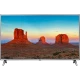 LG 43UK6500PLA Ultra HD 4K LED Televizyon, ön yüzünde çöl manzaralı ekran, genel renkli vitrin modeli