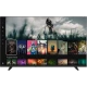 Vestel 65UT9760 Ultra HD 4K LED televizyon, ekranda içerik menüsü ve film önerileriyle önden görünür.