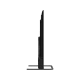 Grundig 65 GQ 850A Ultra HD 4K LED televizyonun siyah renkli ince yan profili ve ayakları