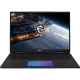 MSI Titan 18 HX A2WJ-1058TR siyah oyuncu laptop; uzay temalı ekran ve arkadan aydınlatmalı klavye görünüyor.