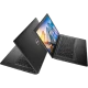 Dell Latitude 7490 N016L749014EMEA_W siyah iş laptopu açık ekran ve klavye görünümleri