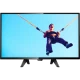 Philips 32PHS5302 HD Ready LED televizyon; ekranda çocuk parkur sahnesi, genel siyah renk tasarım