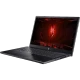 Acer Nitro V 15 ANV15-51 siyah oyuncu laptop, açık ekranı ve ince kasasıyla yandan görünümde