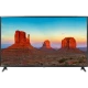 LG 55UK6100PLB 55 inç Ultra HD 4K LED televizyon, manzara ekranı açık şekilde vitrin görünümü
