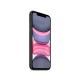 Apple iPhone 11 siyah akıllı telefon, ön yüz ve çentikli ekran tasarımıyla açılı görünüm
