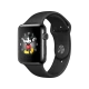 Apple Watch Series 2 42 mm uzay siyahı çelik kasa ve siyah spor kordonlu akıllı saat, Mickey Mouse ekranlı