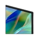 Samsung 75M1EH Ultra HD 4K TV, siyah çerçeveli ekranında renkli soyut görüntüyle önden görünüm