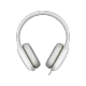 Xiaomi Mi Headphones Comfort beyaz kablolu kulaklık, ayarlanabilir başlık ve yastıklı kulaklıklarla önden görünüm