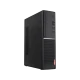 Lenovo V520S SFF 10NM0046TX masaüstü bilgisayar, kompakt siyah kasa ve ön panel bağlantılarıyla