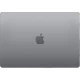 Apple MacBook Air M3 15.3 inç gri laptop, kapalı kasası ve ortada Apple logosuyla üstten görünüm