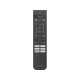 Philips 65PUS8200 Ultra HD 4K LED televizyon kumandası; siyah renkli tuş takımı ve kısayol butonlar