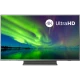 Philips 55PUS7504 Ultra HD 4K LED televizyon, siyah çerçeveli ekranında kuzey ışıkları teması