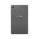Lenovo Tab One TB305FU gri tablet, arkadan kamera ve kabartma desenli tasarım görünüyor