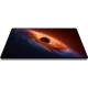 Honor MagicPad4 12 GB 256 GB gri tablet, kavisli çerçeveli ekranında gezegen görseliyle önden görünüyor.