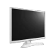 LG 24MT49U-WZ HD Ready LED TV, genel siyah ekrana sahip şık beyaz ayaklı televizyon