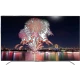 Arçelik A65 OLED 9793 5S Ultra HD 4K TV, gece manzarasında havai fişek gösterisiyle önden görünüm