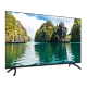 Beko B43 D 500 B Full HD FHD TV, siyah çerçeveli ekranında dağ ve deniz manzarası gösteriyor