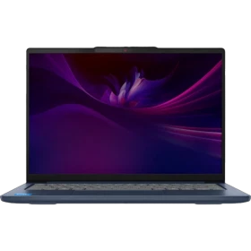 Lenovo IdeaPad Slim 5 83V6004DTR gri ultrabook laptop, açık ekranlı önden görünüm ana ürün çekimi