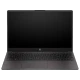 HP 255 G10 D30M3ETH59 siyah iş ve ofis laptopu, klavye ve kapalı ekran görünümü