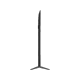 TCL 85P8L Ultra HD 4K LED televizyon, genel renk siyah ayaklı stand üzerinde dikey görünüm