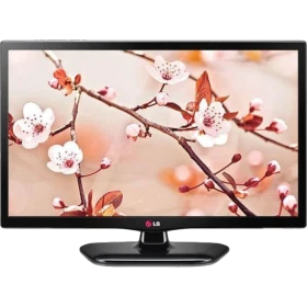LG 22MT45DP-PZ Full HD LED televizyon ekranında çiçekli görüntü, genel renk tasarım