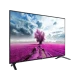 Vestel 49UD9390 Ultra HD 4K LED televizyon, siyah çerçeveli ve pembe ağaç manzarası gösteren ekran