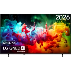 LG 75QNED70B6A Ultra HD 4K QNED Mini LED TV, canlı renkler ve 2026 temalı ekran görünümü
