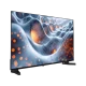 Vestel 40F8750 Full HD FHD LED televizyon, siyah çerçeveli ekranında renkli soyut görüntüyle önden görünüyor