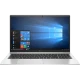 HP EliteBook 850 G8 358P8EA gümüş iş ve ofis laptopu ekranı Windows ile açık şekilde gösteriliyor