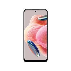Xiaomi Redmi Note 12 siyah akıllı telefon, önden ekran görünümü ve ince çerçeve tasarımı