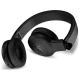 JBL C45BT Kablosuz siyah kulaklık, ayarlanabilir kafa bandı ve yumuşak kulak yastıklarıyla kapalı tasarım sunar.