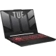 Asus TUF Gaming F15 FX507VV-LP241 16GB 2TB DOS koyu gri oyuncu laptop, kırmızı aydınlatmalı klavye görünüyor
