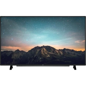 Beko B32L 6752 5B Full HD FHD TV, siyah çerçeveli ekranında dağ manzarası gösteriyor